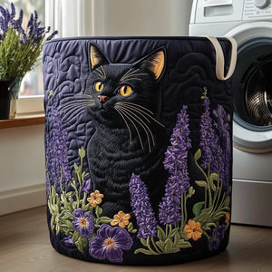 Cat Quilted Laundry Basket Merch For Kids