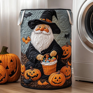 Halloween Gnome Quilted Laundry Basket Thoughtful Housewarming Gift