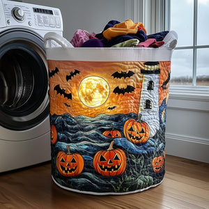 Haunted Lighthouse Quilted Laundry Basket Must-Have Home Essential