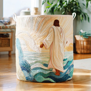Heavenly Grace Quilted Laundry Basket Spring Merch Pick