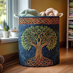 Life Journey Quilted Laundry Basket Father’s Day Merch Gift