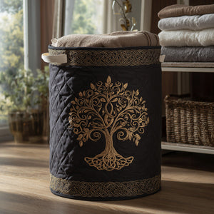 Living Harmony Quilted Laundry Basket Father’s Day Merch Gift