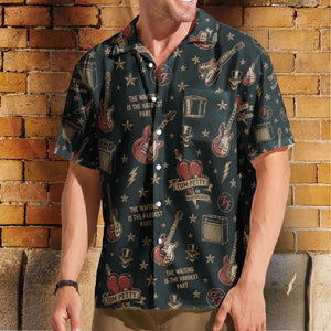 Tom Petty & The Heartbreakers The Waiting Is The Hardest Part Hawaiian Shirt Retro Music Album Art Inspired Unisex Shirt