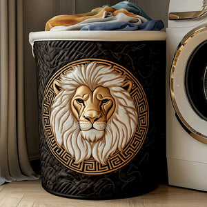 Majesty Lion Quilted Laundry Basket Gftonl6317 Father’s Day Merch Gift