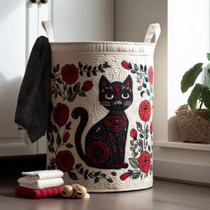 Midnight Mariachi Quilted Laundry Basket Easter Merch Gift