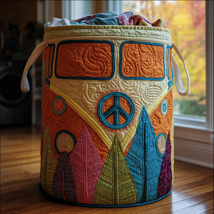 Retro Ride Quilted Laundry Basket Spring Merch Pick