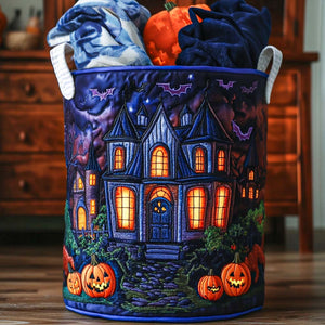 Scary Sweet Quilted Laundry Basket Valentine’s Day Merch Gift