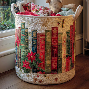 Seasonal Shelves Quilted Laundry Basket Great Stocking Stuffer
