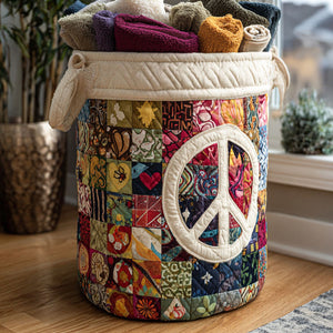 Soulful Stitch Quilted Laundry Basket Top Choice For Housewarming