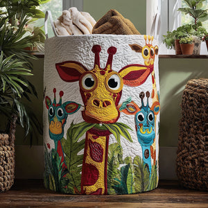 Spot Me If You Can Quilted Laundry Basket Easter Merch Gift
