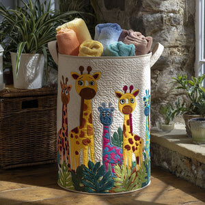 Spotted Daydream Quilted Laundry Basket Mother’s Day Merch Gift