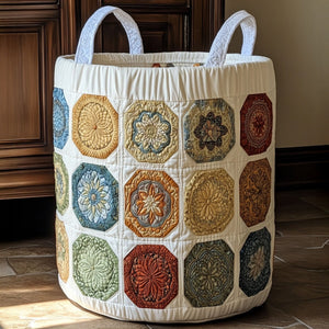 Starseed Spiral Quilted Laundry Basket Merch For Kids