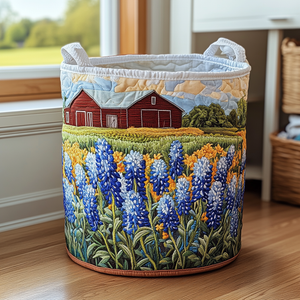 Sunny Cottage Quilted Laundry Basket Back To School Merch