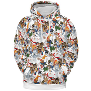 Winterfest Rankin' Bass StopMotion Characters All-over Print Hoodie
