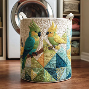 Tropical Wing Quilted Laundry Basket Mother’s Day Merch Gift