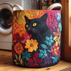Twilight Bloom Quilted Laundry Basket Great Idea For New Home