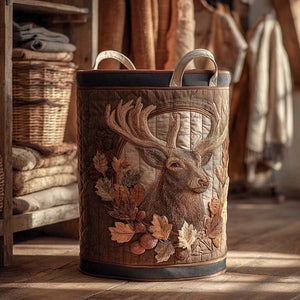 Woodland Sovereign Quilted Laundry Basket Holiday Merch Gift