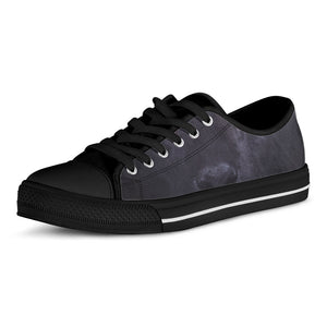 Black Jaguar Print Black Low Top Sneakers