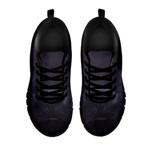 Black Jaguar Print Black Running Shoes