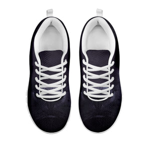Black Jaguar Print White Running Shoes