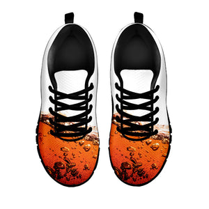 Cola Print Black Running Shoes