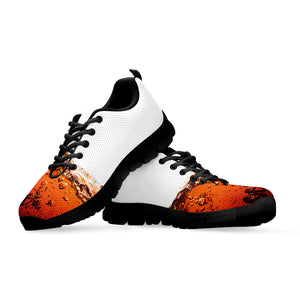 Cola Print Black Running Shoes