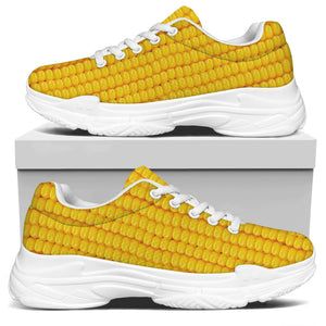Corn Print White Chunky Shoes