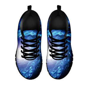 Deep Space Milky Way Print Black Running Shoes