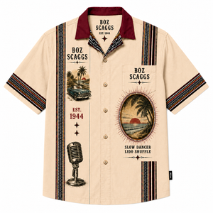 Boz Scaggs Luxury Design Hawaiian Shirt Yacht Rock Inspired Hawaiian Shirt
