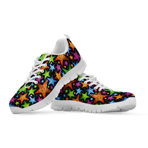 Fantastic Star Pattern Print White Running Shoes