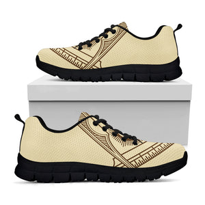 Freemasonry Symbol Print Black Running Shoes