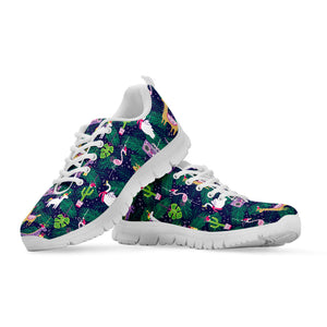 Funny Christmas Decoration Pattern Print White Running Shoes