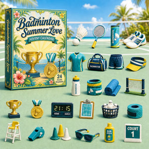 Badminton Summer Love 2026 Advent Calendar 24 Days Of Sports Blindbox Gifts For Badminton Lover