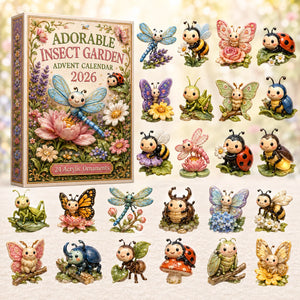 Adorable Insect Garden Advent Calendar 2026 24 Day Festive Countdown Gifts For Insect Lovers