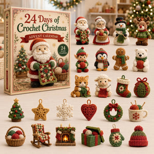 Christmas Crochet Advent Calendar 2026 Christmas Eve Countdown Xmas Gift Ideas