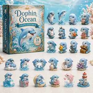 Dolphin Ocean Advent Calendar 2026 Xmas Countdown Christmas Gifts For Dolphin Lovers