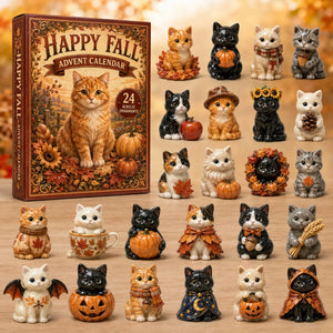 Happy Fall Advent Calendar 2026 Autumn Countdown Fall Gifts For Cat Mom