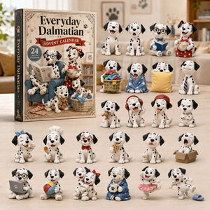 Chrismast Everyday Dalmatian Advent Calendar 2026 Advent Ornament Calendar Gifts For Dog Lovers