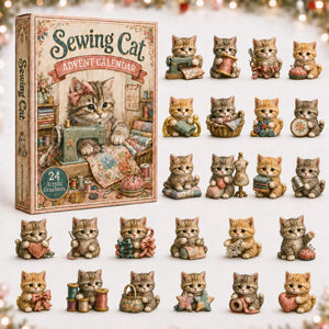 Sewing Cat Advent Calendar 2026 24 Day Of Cat Blindbox Gift Idea For Pet Lovers