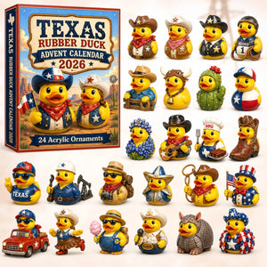 Texas Rubber Duck Advent Calendar Funny Advent Calendar Special Gifts For Duck Lovers