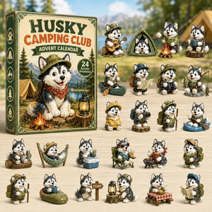 Husky Camping Club Advent Calendar 2026 Camping Advent Calendar Unique For Husky Lovers