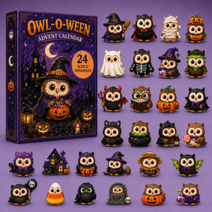 Owl O Ween Advent Calendar Halloween Countdown Unique Gift For Owl Lovers