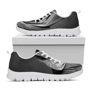 Ghost In The Darkness 3D Print White Running Shoes