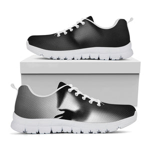 Halloween Horror Witch Print White Running Shoes