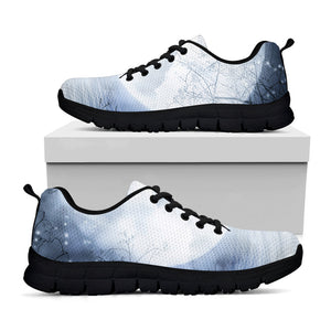 Halloween Moonlight Print Black Running Shoes