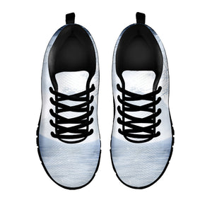 Halloween Moonlight Print Black Running Shoes