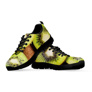 Kiwi 3D Print Black Running Shoes