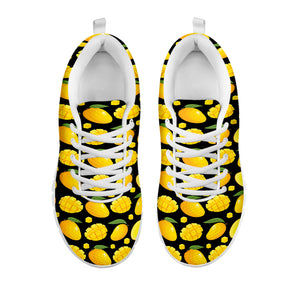 Mango Pattern Print White Running Shoes