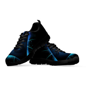 Masonic Eye All Seeing Print Black Running Shoes