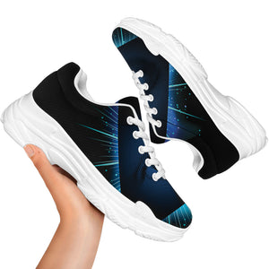 Masonic Eye All Seeing Print White Chunky Shoes